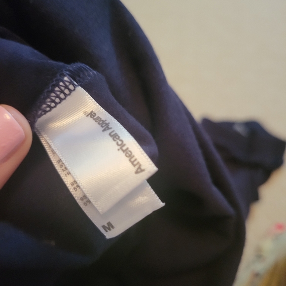 American Apparel Deep Blue And Black Skirts Set Of 4 - Picture 2 of 3